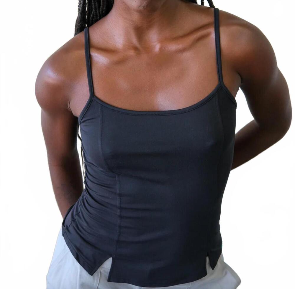 NEW GEEL women's ballet camisole top in black